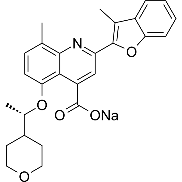 (R)-Posenacaftor sodium ((R)-PTI-801 sodium) 2095064-09-6